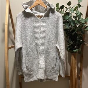 Artelier by Nicole Miller Long Sleeve Oversized Sweater with Pockets and Hood